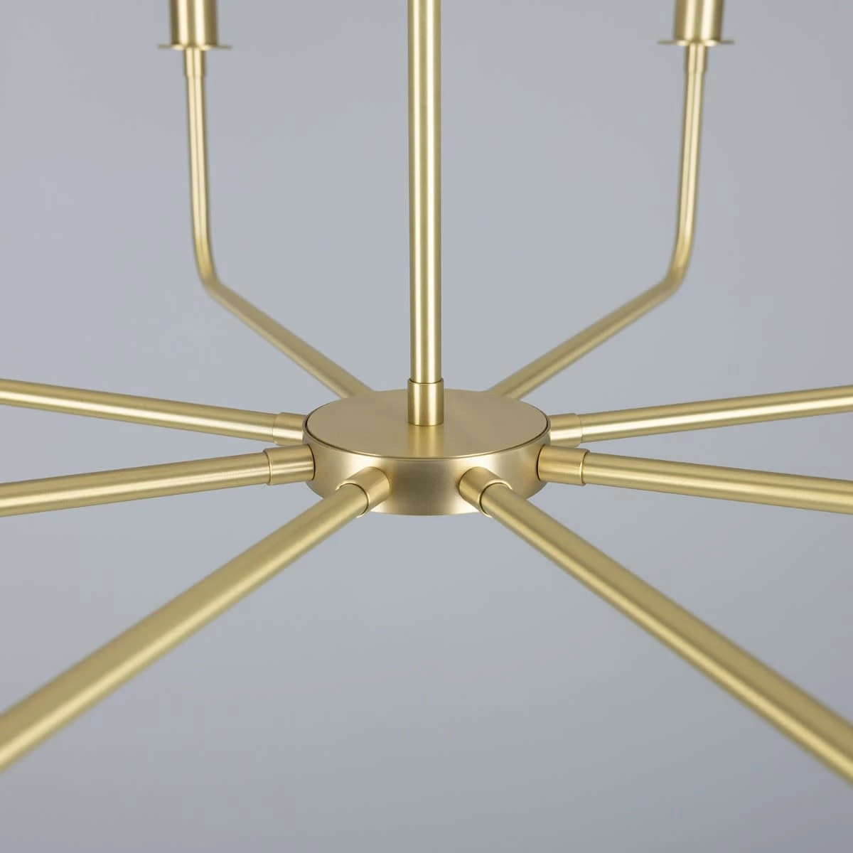 Irvine Modern Brass Chandelier, Eight-Light 21 Irvine Modern Brass Chandelier, Eight-Light - Image 20