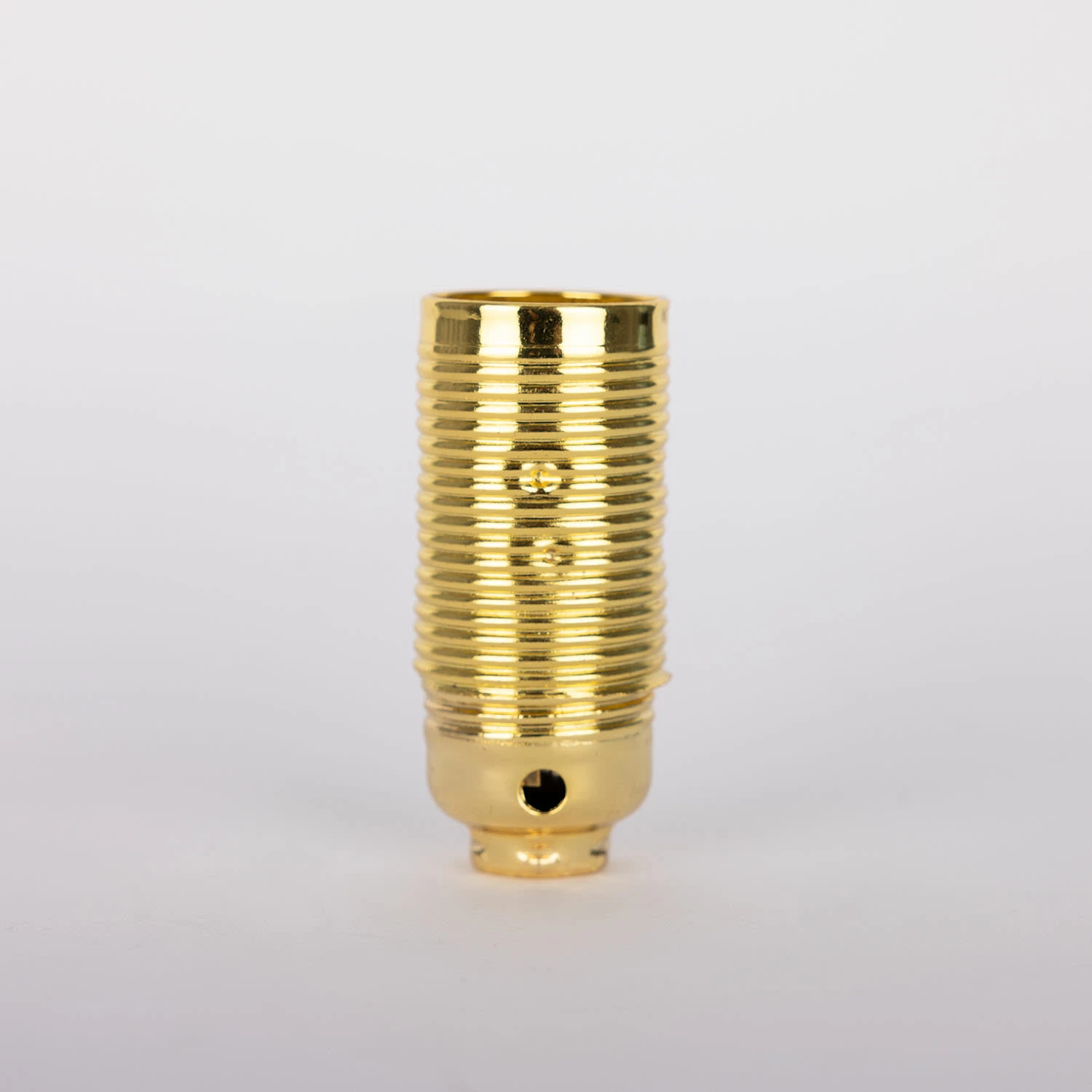 E14 Small Edison Screw Brass Lamp Holder With 0.4" Entry 5 E14 Small Edison Screw Brass Lamp Holder With 0.4" Entry - Image 3