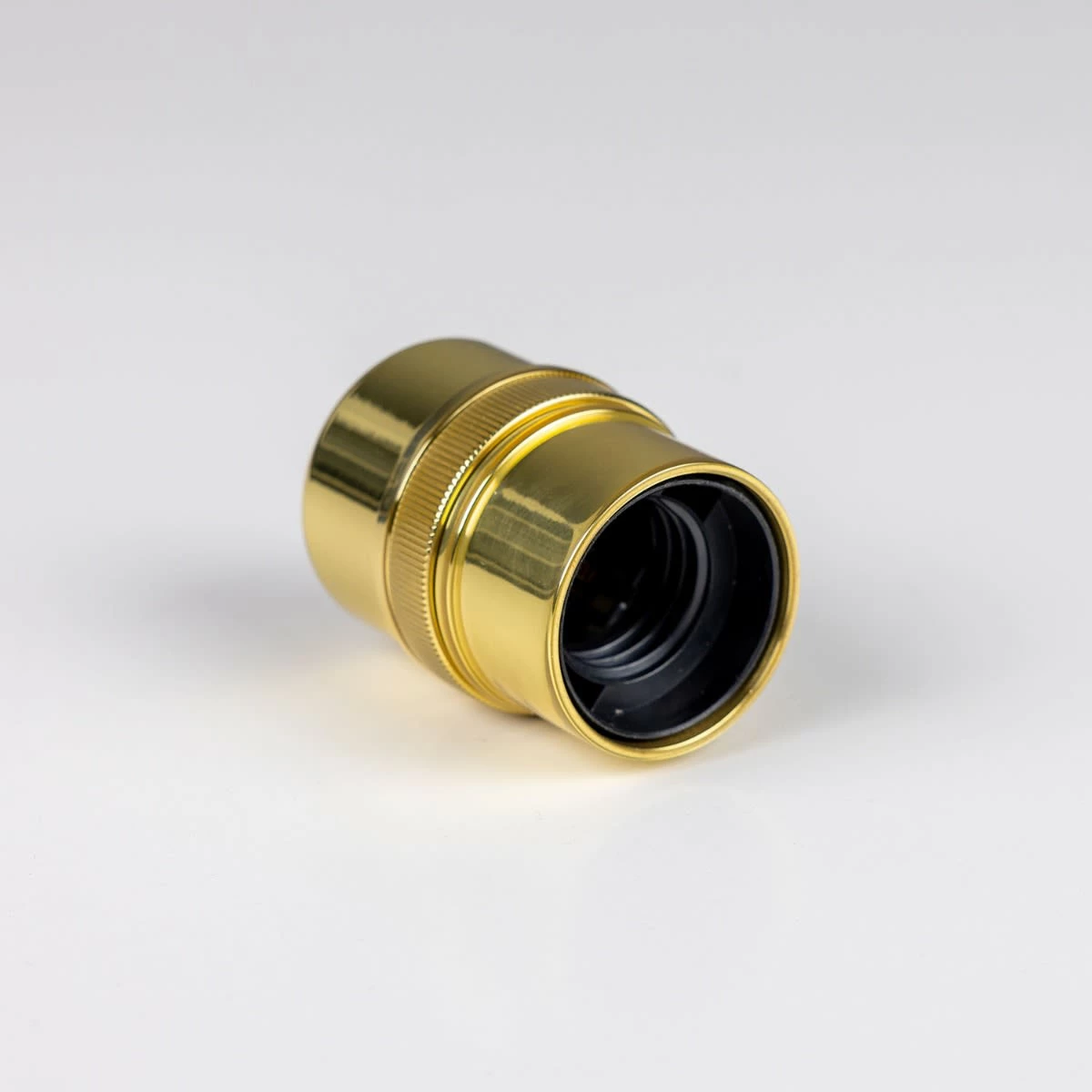 Modern Brass Lamp Holder With Cord Grip E26 9 Modern Brass Lamp Holder With Cord Grip E26 - Image 7