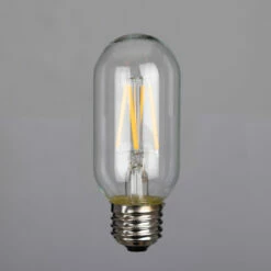 LED Tube Filament Bulb Dimmable E26 4W 2300k 350lm 4.1"