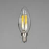 LED Filament Candle Bulb Dimmable E12 4.8W 2700k 470lm 3.7"