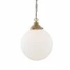 Yerevan Opal Glass Globe Pendant Light 11.8" -Home-Lighting Sale mlp000antbrs 2