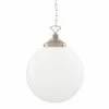 Yerevan Opal Glass Globe Pendant Light 15.7"