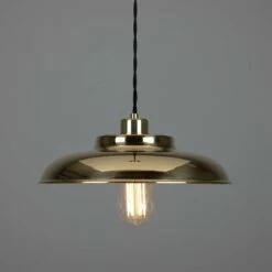 Telal Industrial Factory Pendant Light 12.6" 20 Telal Industrial Factory Pendant Light 12.6" -Home-Lighting Sale mlp193polbrs