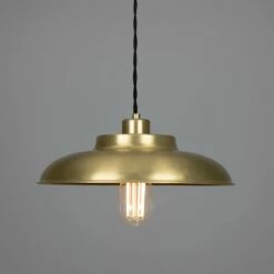 Telal Industrial Factory Pendant Light 12.6" 23 Telal Industrial Factory Pendant Light 12.6" -Home-Lighting Sale mlp193satbrs