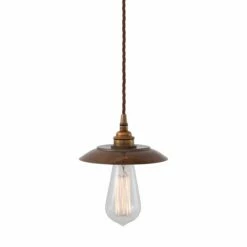 Reznor Industrial Brass Pendant Light -Home-Lighting Sale mlp250antbrs