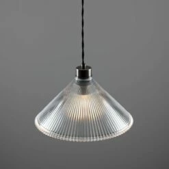 Rebell Prismatic Glass Pendant Light 11.8" -Home-Lighting Sale mlp253antslv 2