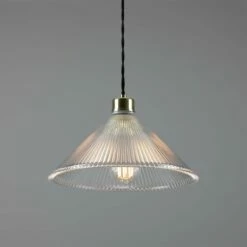 Rebell Prismatic Glass Pendant Light 11.8" -Home-Lighting Sale mlp253polbrs 1