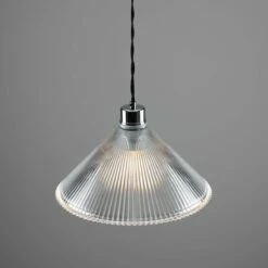 Rebell Prismatic Glass Pendant Light 11.8" -Home-Lighting Sale mlp253polchr 1