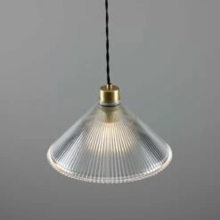 Rebell Prismatic Glass Pendant Light 11.8" -Home-Lighting Sale mlp253satbrs 2