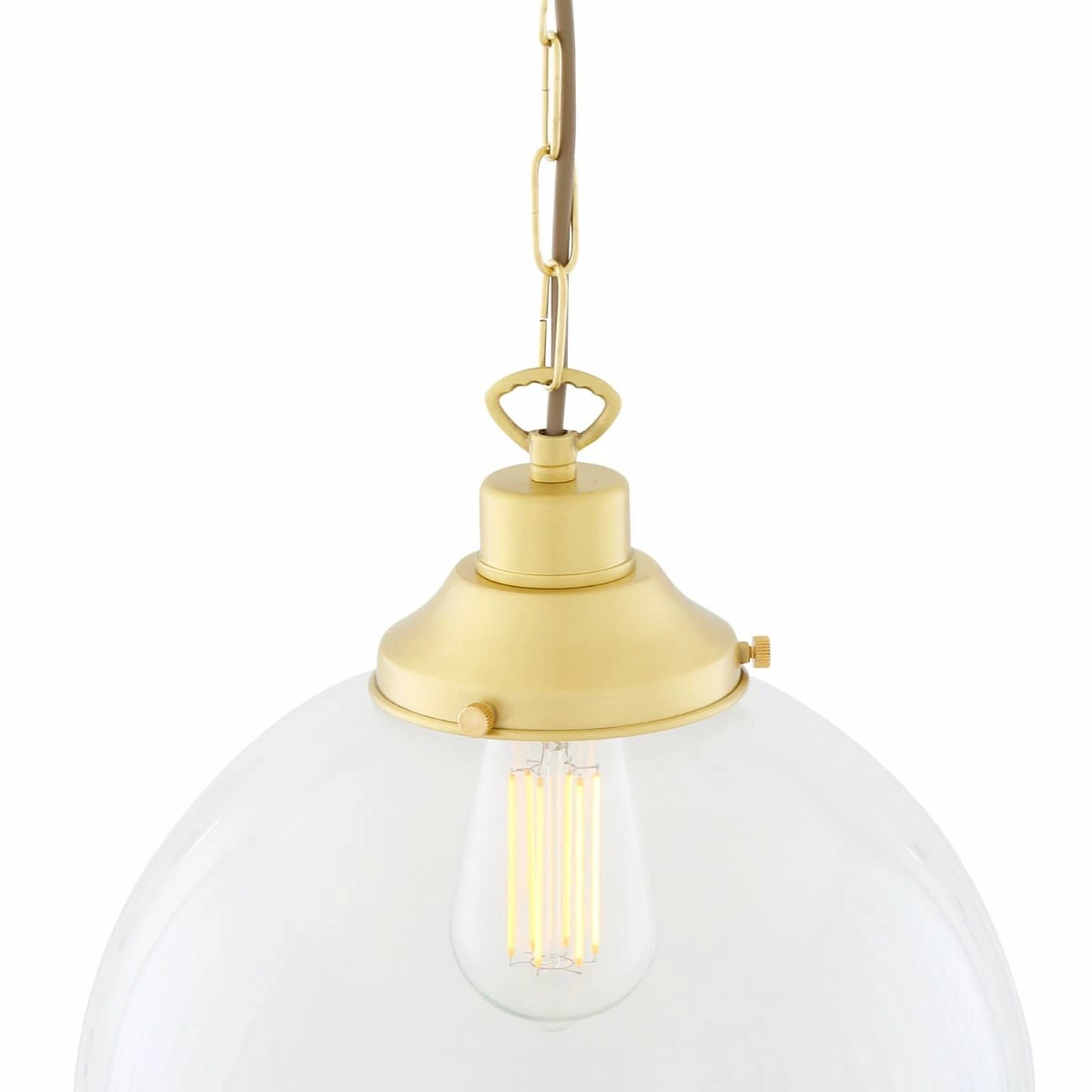 Riad Clear Glass Globe Pendant Light 11.8" 14 Riad Clear Glass Globe Pendant Light 11.8" - Image 12