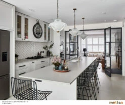 Essence Vintage Prismatic Glass Pendant Light 15.7" 17 Essence Vintage Prismatic Glass Pendant Light 15.7" -Home-Lighting Sale mlp323 ade architecture ltd private residence 1