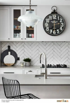 Essence Vintage Prismatic Glass Pendant Light 15.7" 16 Essence Vintage Prismatic Glass Pendant Light 15.7" -Home-Lighting Sale mlp323 ade architecture ltd private residence 2