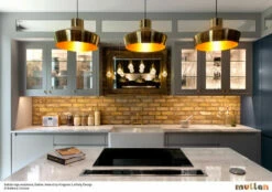 Elegance Modern Brass Pendant Light 15.6" -Home-Lighting Sale mlp327 rf