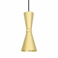 Amias Mid-Century Brass Pendant Light -Home-Lighting Sale mlp330satbrs