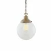 Riad Small Clear Glass Globe Pendant Light 7.9" -Home-Lighting Sale mlp336antbrs 2