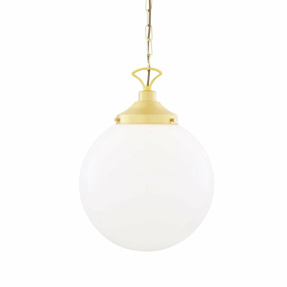 Yerevan Large Opal Glass Globe Pendant Light 13.8" 12 Yerevan Large Opal Glass Globe Pendant Light 13.8" - Image 10