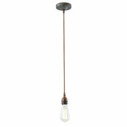 Dili Vintage Bare Bulb Pendant Light