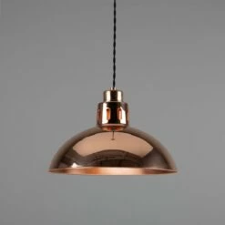 Berlin Vintage Copper Pendant Light 11.8"