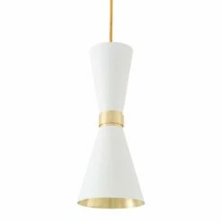 Cairo Mid-Century Pendant Light -Home-Lighting Sale mlp386pcwte