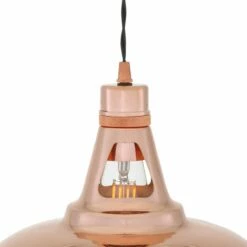 Minsk Vintage Copper Pendant Light 12.2" -Home-Lighting Sale mlp387polcop 2