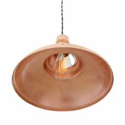 Minsk Vintage Copper Pendant Light 12.2" -Home-Lighting Sale mlp387polcop 3