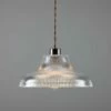 Mono Industrial Railway Glass Pendant Light 11.8" 1 Mono Industrial Railway Glass Pendant Light 11.8" -Home-Lighting Sale mlp388antbrs