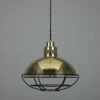 Chester Cage Factory Pendant Light 12.6" -Home-Lighting Sale mlp396polbrs