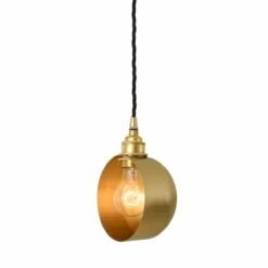Bogota Modern Brass Pendant Light -Home-Lighting Sale mlp400satbrs