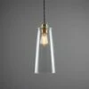 Malang Tall Slender Clear Glass Pendant Light 5.5" -Home-Lighting Sale mlp415satbrs