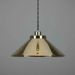 Rio Vintage Brass Pendant Light 15" 19 Rio Vintage Brass Pendant Light 15" -Home-Lighting Sale mlp417polbrs 3