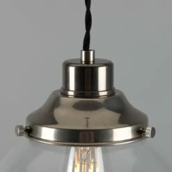 Virginia Small Clear Glass Globe Pendant Light 7.9" 29 Virginia Small Clear Glass Globe Pendant Light 7.9" -Home-Lighting Sale mlp433antslv 3 1