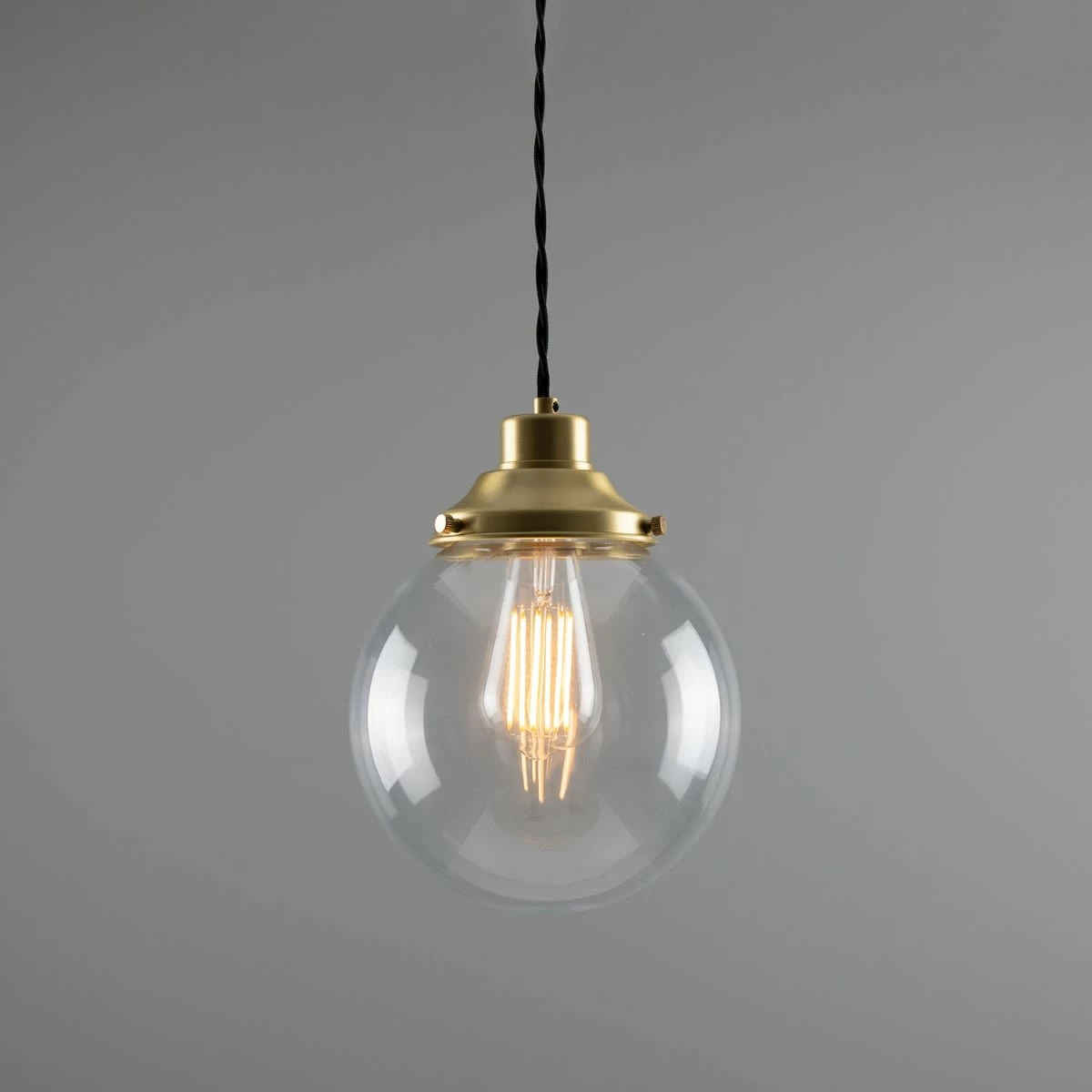 Virginia Small Clear Glass Globe Pendant Light 7.9" 17 Virginia Small Clear Glass Globe Pendant Light 7.9" - Image 15