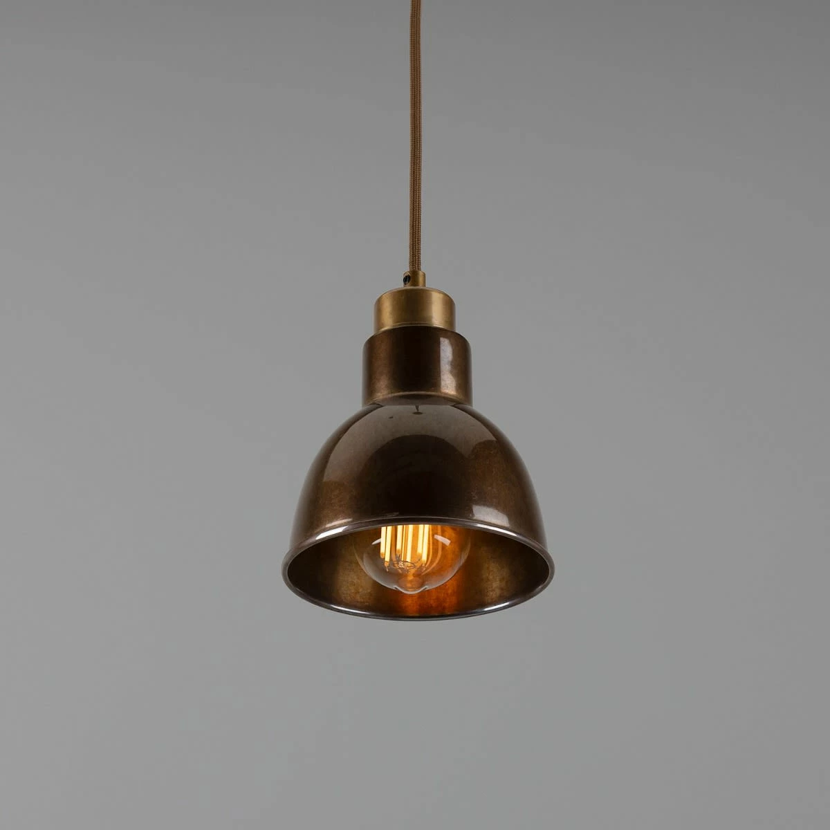 Baku Vintage Brass Pendant Light 5.9" 4 Baku Vintage Brass Pendant Light 5.9" - Image 2