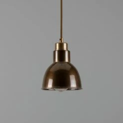 Baku Vintage Brass Pendant Light 5.9"