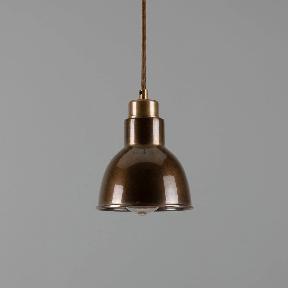 Baku Vintage Brass Pendant Light 5.9" 3 Baku Vintage Brass Pendant Light 5.9"