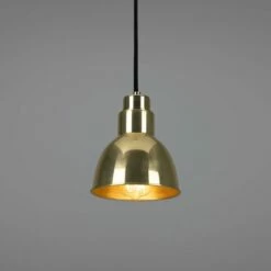 Baku Vintage Brass Pendant Light 5.9" 18 Baku Vintage Brass Pendant Light 5.9" -Home-Lighting Sale mlp453polbrs 1 1