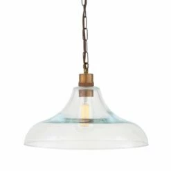 Clifton Railway Clear Glass Pendant