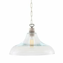 Clifton Railway Clear Glass Pendant -Home-Lighting Sale mlp454antslv