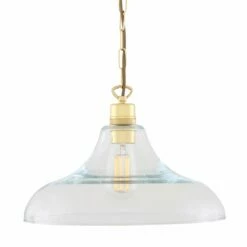 Clifton Railway Clear Glass Pendant -Home-Lighting Sale mlp454polbrs