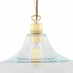 Clifton Railway Clear Glass Pendant -Home-Lighting Sale mlp454polbrs 1