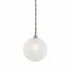 Madlin Small Glass Globe Pendant Light 5.9" -Home-Lighting Sale mlp461antslvfr