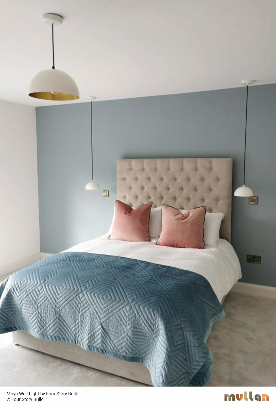 Avon Dome Pendant With Brass Interior 11.8" 4 Avon Dome Pendant With Brass Interior 11.8" - Image 2