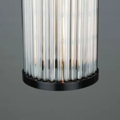 Caledon Petite Pendant With Glass Rods 11 Caledon Petite Pendant With Glass Rods -Home-Lighting Sale mlp472pcmbk 8 grey