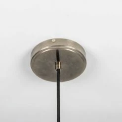 Nahla Reeded Glass And Brass Pendant 7.9", Clear Or Opal 37 Nahla Reeded Glass And Brass Pendant 7.9", Clear Or Opal -Home-Lighting Sale mlp483antslvop 4