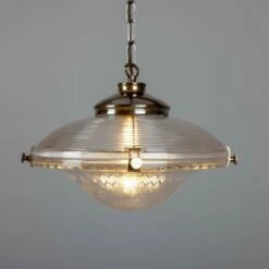 Ozark Victorian Vintage Glass Pendant Light 13" -Home-Lighting Sale mlp491antbrs 2