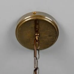 Ozark Victorian Vintage Glass Pendant Light 13" -Home-Lighting Sale mlp491antbrs 4