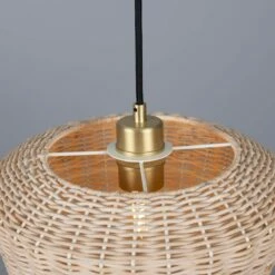 Manila Large Rattan Pendant Light 11.8" -Home-Lighting Sale mlp497satbrs 3