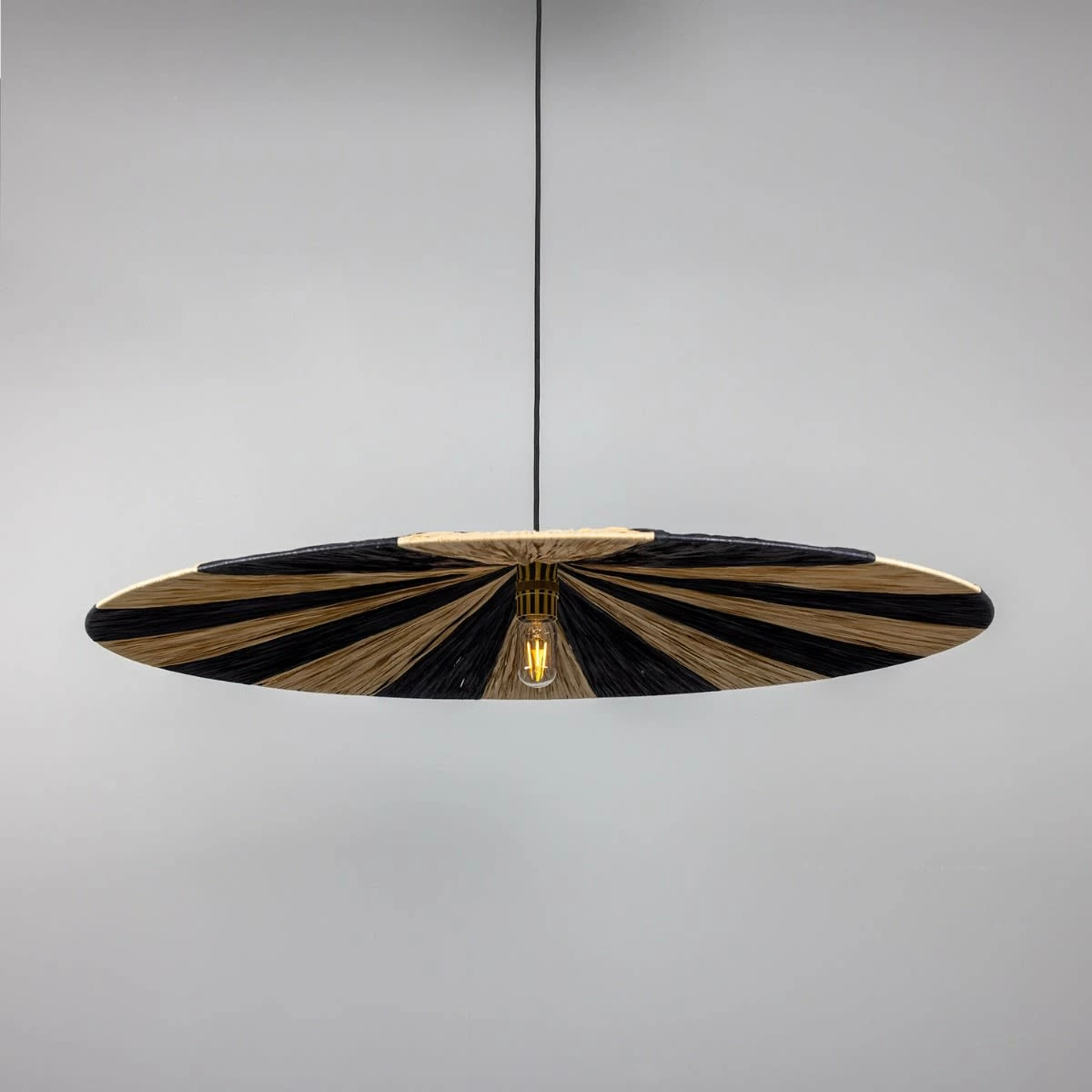 Vernon Raffia Striped Pendant Light 38.6'' 7 Vernon Raffia Striped Pendant Light 38.6'' - Image 5