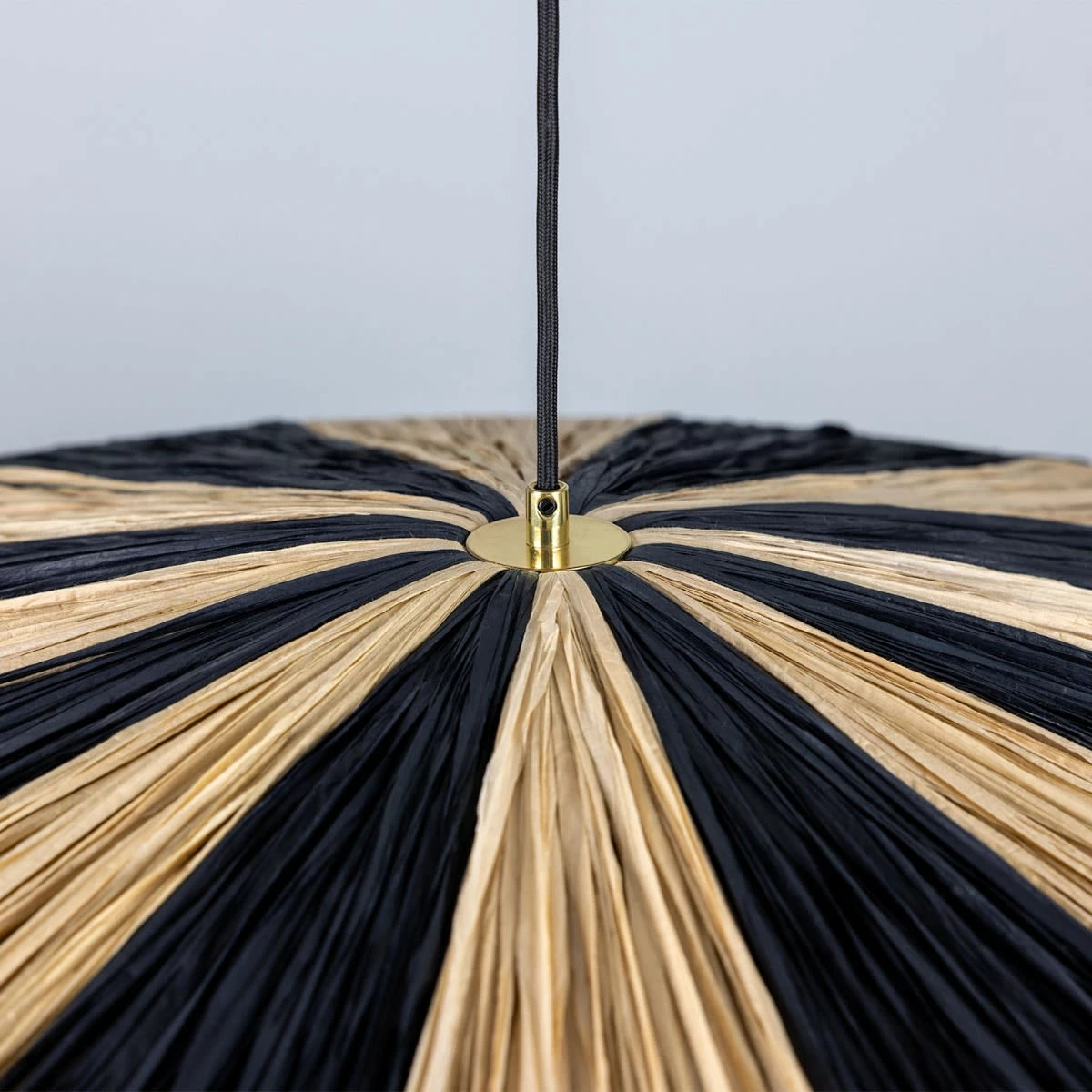 Vernon Raffia Striped Pendant Light 38.6'' 8 Vernon Raffia Striped Pendant Light 38.6'' - Image 6